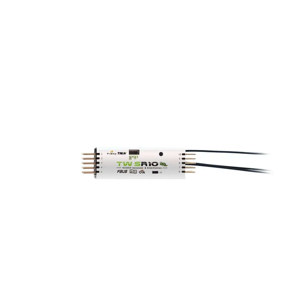 FrSky TW-SR10 Dual 2.4Ghz W/Advanced ADV Stabilisation - Receiver