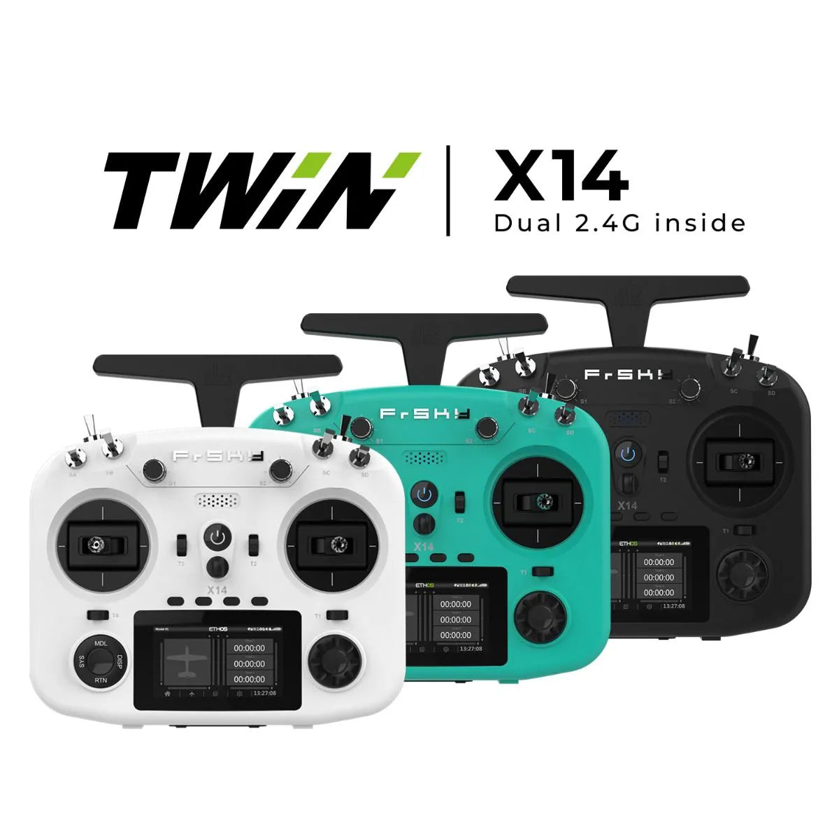 FrSky Twin X14/S Dual 2.4Ghz - Transmitter With Case
