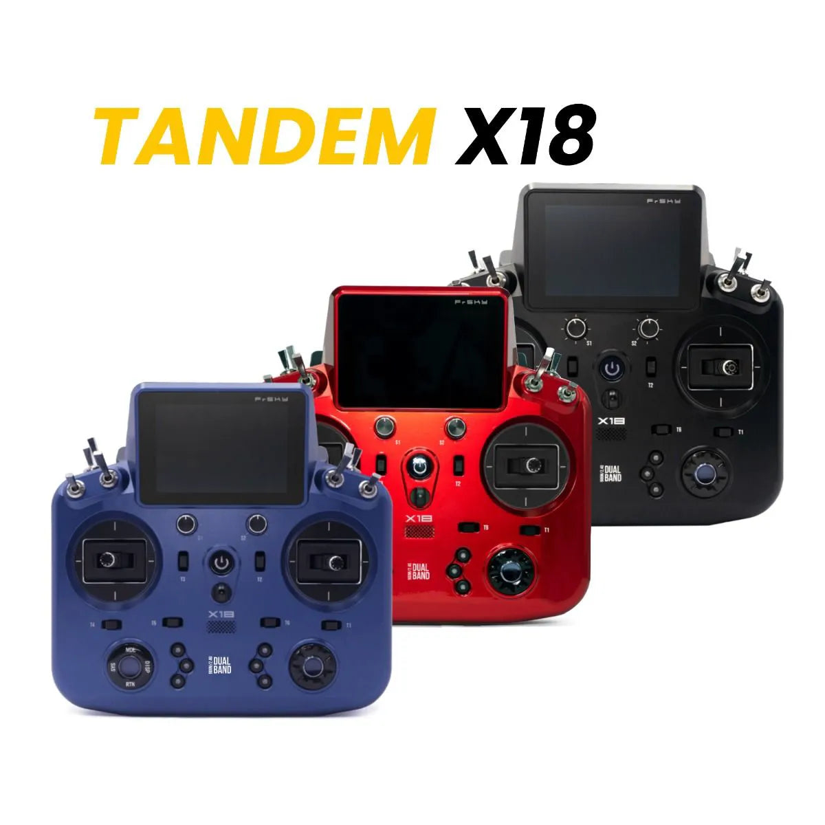 FrSky Tandem X18 Dual Band 2.4Ghz | 900Mhz - Transmitter With Case